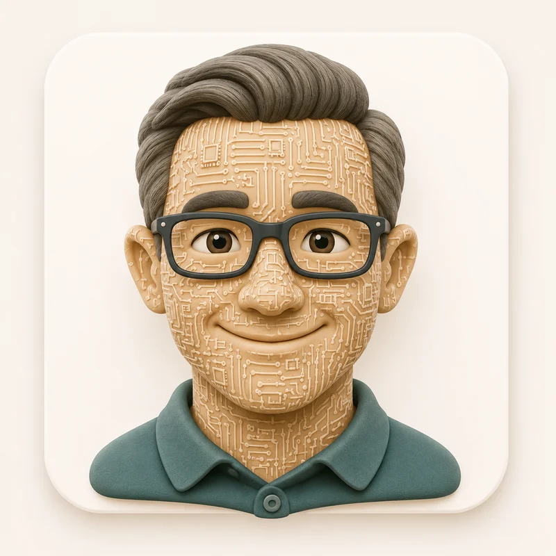 Illustrated portrait of Phil Gray, founder of Gray Matter Solutions